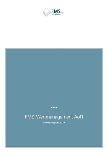 FMS Wertmanagement AöR - Annual Report 2019