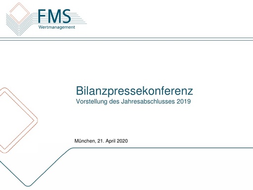 Bilanzpressekonferenz 2020